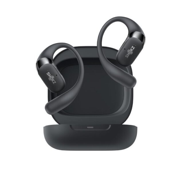 SHOKZ OpenFit 2 Open-Ear Headphones, True Wireless Bluetooth Earphones with Microphone, Earhook Earbuds with 48 Hours of Playtime