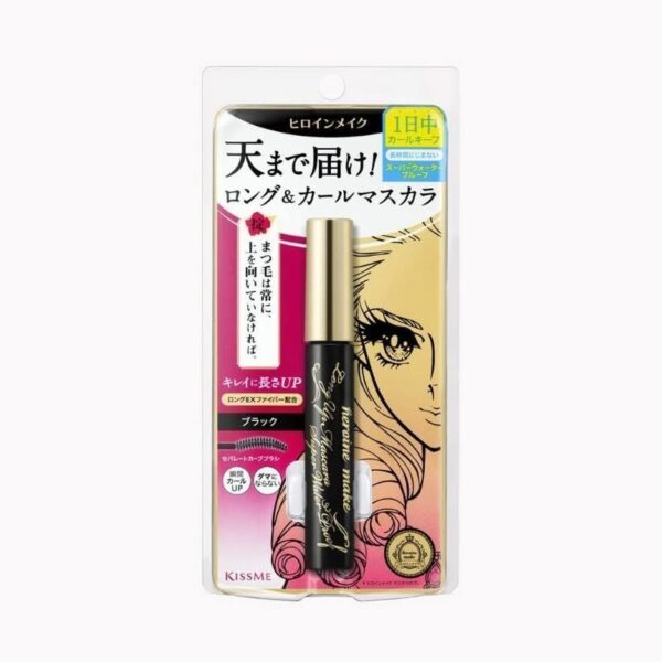 KissMe Isehan Heroine Make Long UP Long & Curl Mascara Super WP Waterproof 01 Black 6g New Upgraded