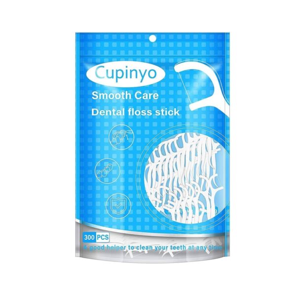 Cupinyo Dental Floss Sticks -300pcs Floss Picks, Floss Sticks Dental