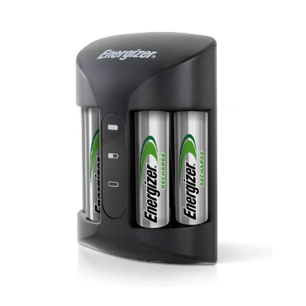 Energizer Recharge Pro - Battery Charger for AA & AAA Batteries - 4x AA Rechargeable NiMH Batteries Included