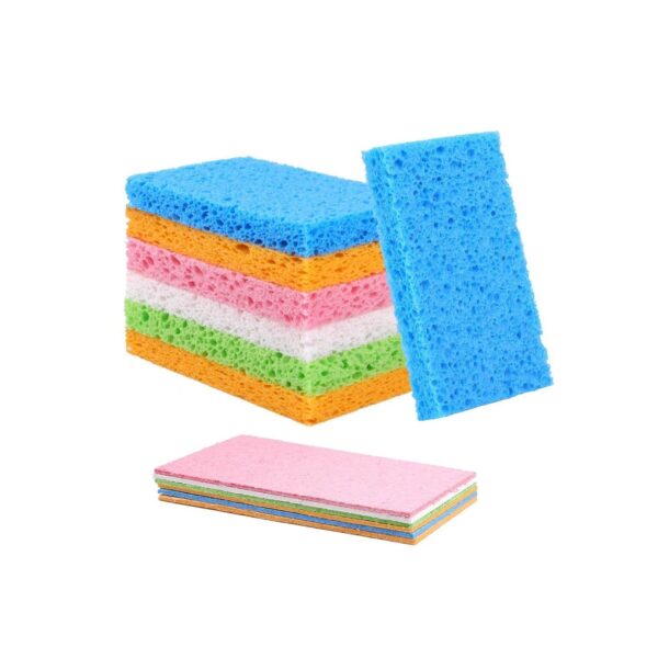 12 Pack Washing Up Sponges, Natural Cellulose Cleaning Sponges