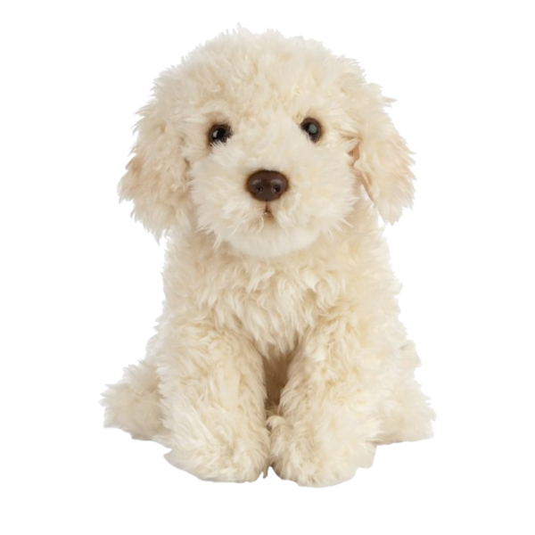 Living Nature Labradoodle, Realistic Soft Cuddly Dog Toy, Naturli Eco-Friendly Plush, 25cm