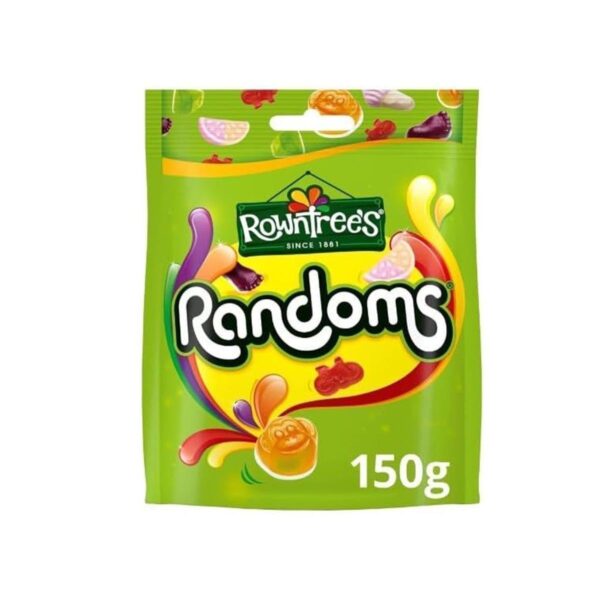 3 x Rowntree's Randoms Sweets Sharing Bag 150g Delicious Tasty And Twisty Treat Gift Hamper For Birthday,Christmas,Easter Sold By Kidzbuzz