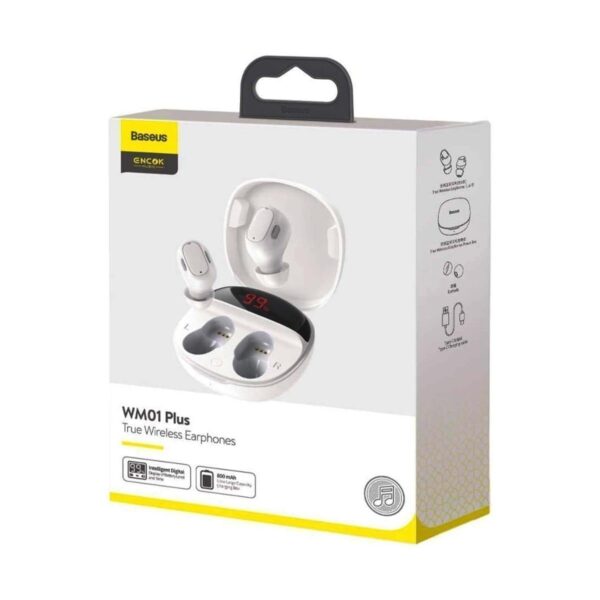 Baseus Encok True Wireless Earphones WM01 Plus (White)