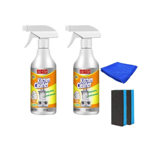 Shinepro Kitchen Cleaner, Heavy-Duty Kitchen Foaming Degreaser & Cleaner, Multi-Purpose Cleaner Spray (2 Set)