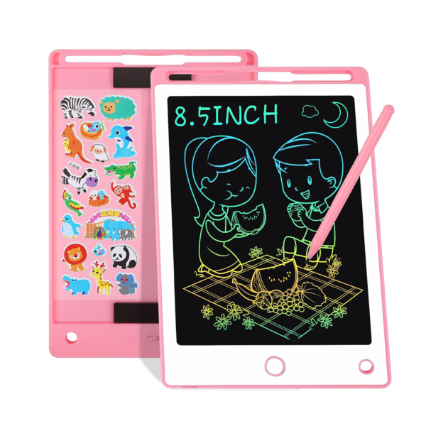 Hnyoou LCD Writing Tablet, 8.5 Inch Lcd Writing Tablet Kids,Drawing Pad For Kids,Kids Graphic Tablet With Screen Delete Button And Lock Switch Graphic Tablet For 2 3 4 5 6 7 Kids(PINK)
