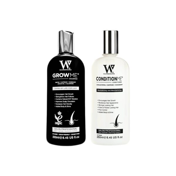 Hair Growth Shampoo & Conditioner, Biotin, Argan Oil, Allantoin, Rosemary, Niacinamide, Lupin. Male & Female Hair Loss