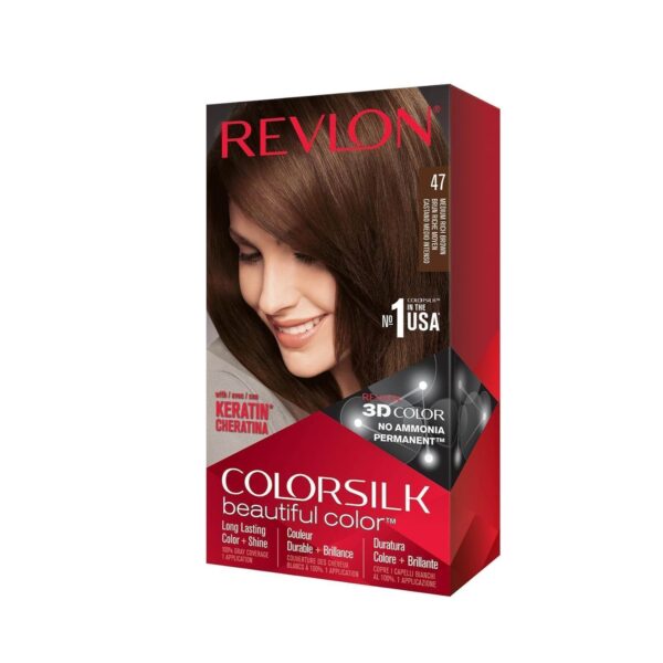 Revlon Colorsilk Natural Hair Color, 4WB Medium Rich Brown each (Pack of 1)