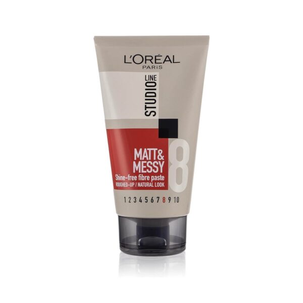 L'Oreal Paris Studio Line Shine-Free Fibre Paste For Matt and Messy Look, 150 ml (Pack of 1)