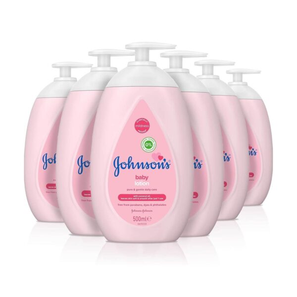 Johnson's Baby Lotion 500ml Coconut Oil for Soft Skin 6 Pack